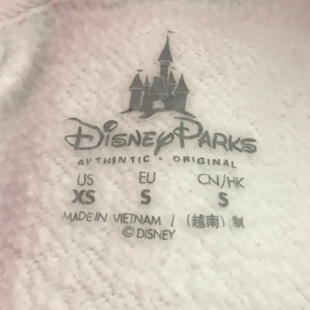 Disney Parks Disneyland white hoodie sz XS - Picture 6 of 7